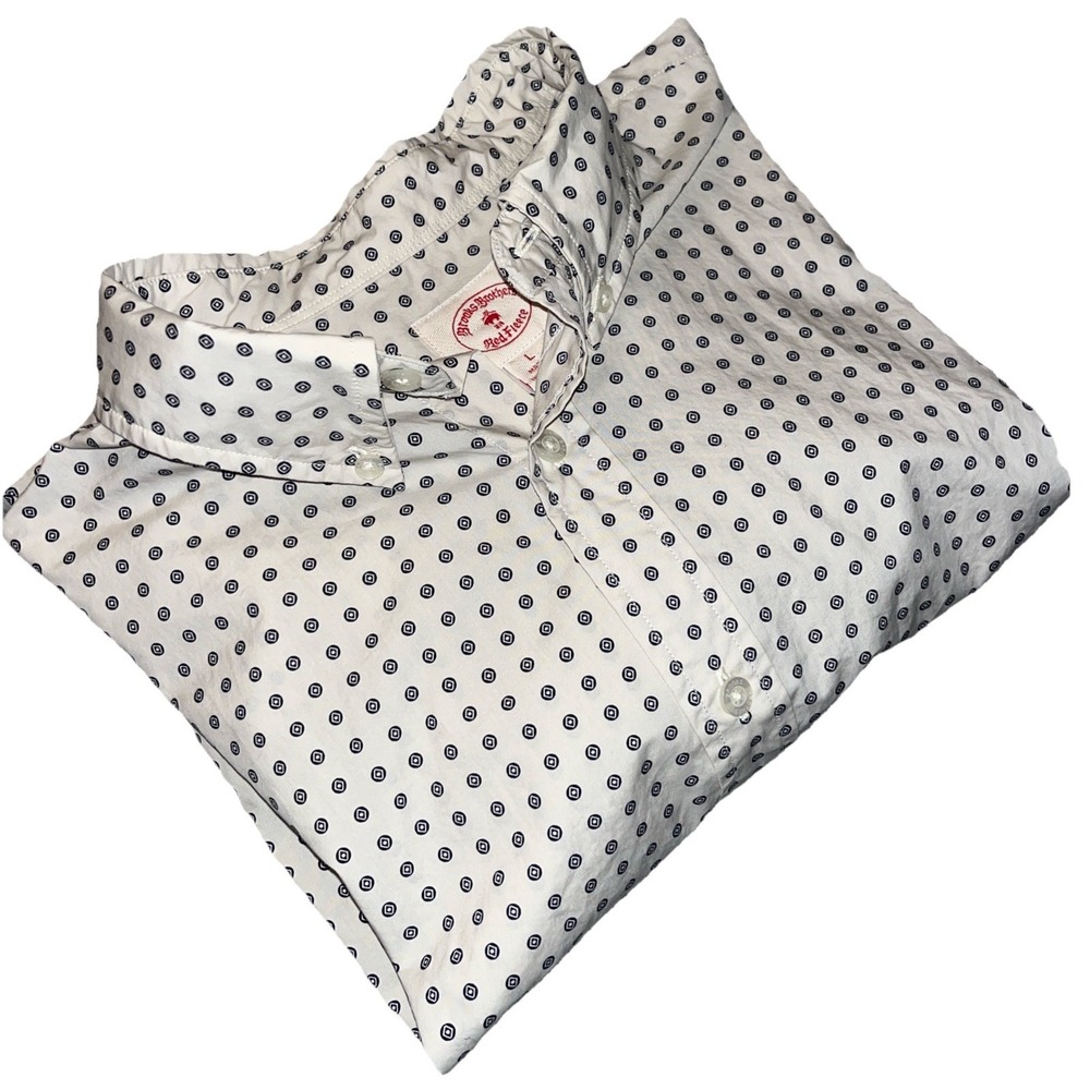 Brooks Brothers Red Fleece Men's L/S Button Shirt L Preppy Sophisticated‎ Office